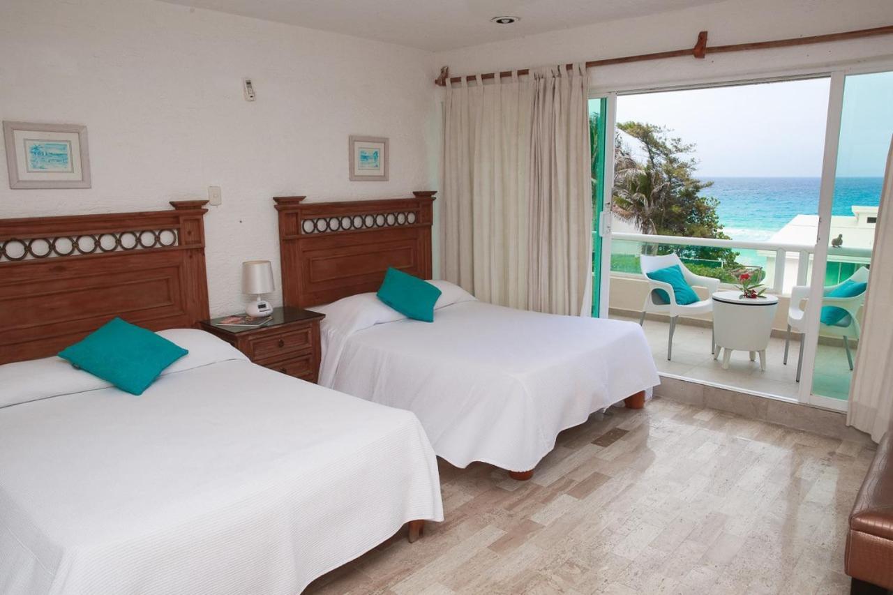 Cancun Beach Aparthotel Brisas Bagian luar foto